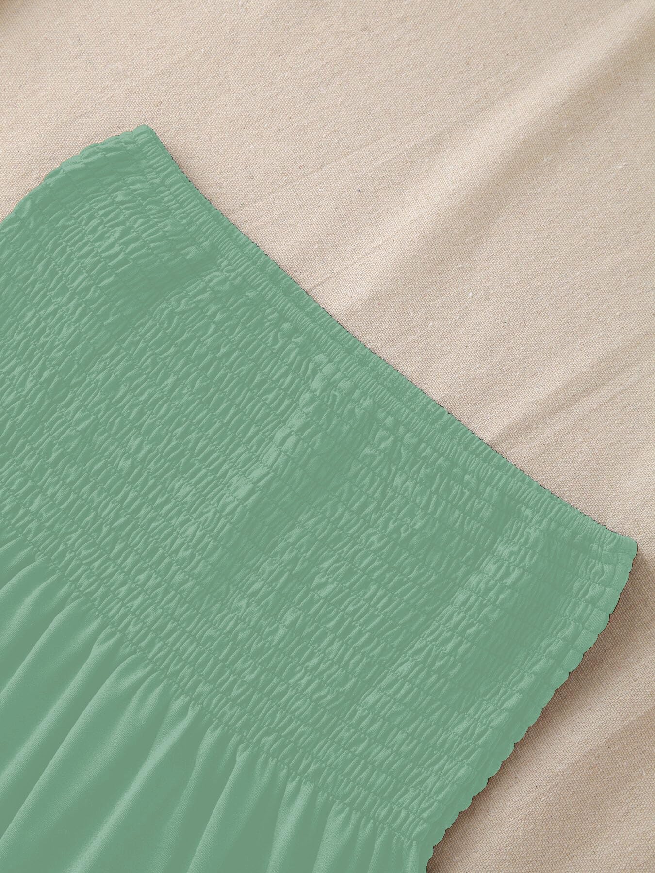 Comeon Women's Plus Size Tube Tops Strapless Blouse Pleated Sleeveless - Image 3