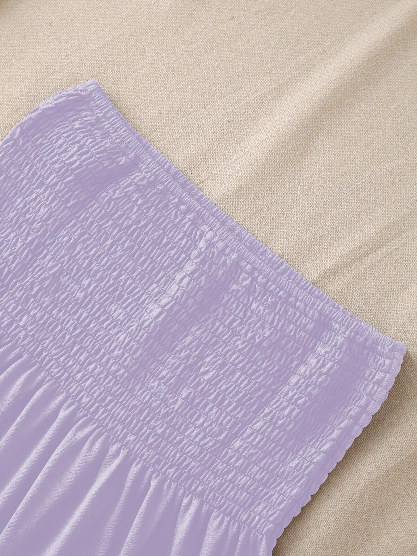 Comeon Women's Plus Size Tube Tops Strapless Blouse Pleated Sleeveless - Image 3